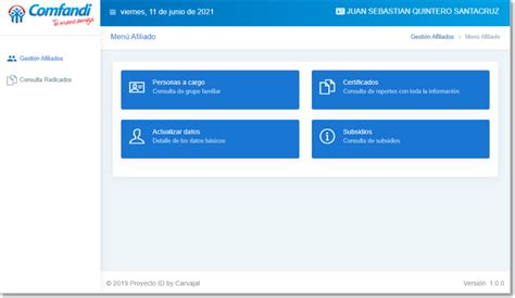 Portal de Afiliaciones